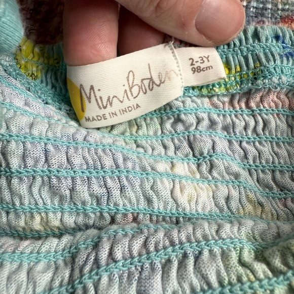 Mini Boden 2-3yr Colorful Fish Print Kids Dress - Picture 7 of 8